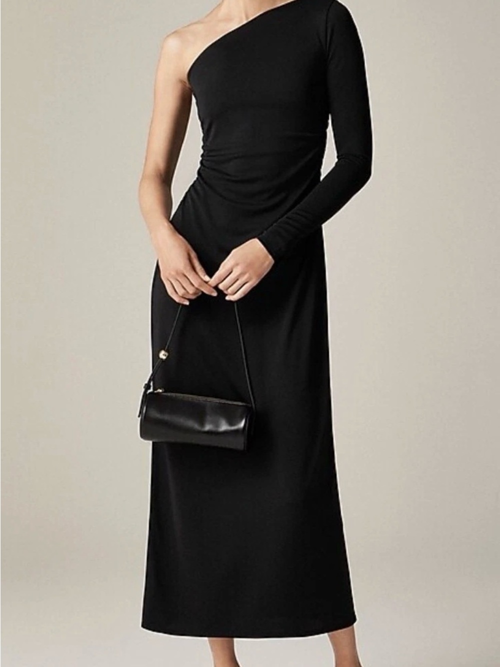 J. Crew One-Shoulder Dress in Jersey Crepe NWT